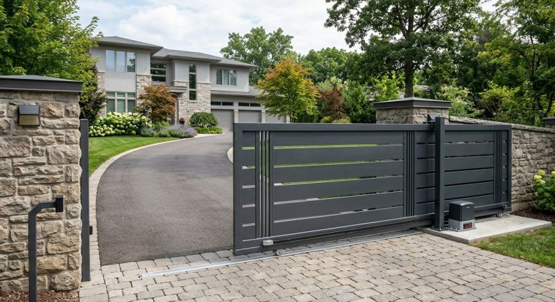 Driveway Gate Installation in Naperville, IL