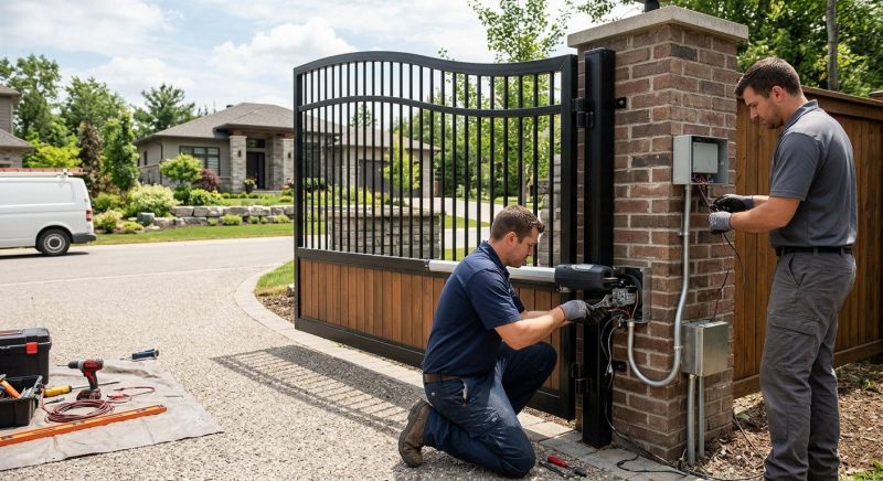 Driveway Gate Installation in Cumming, GA