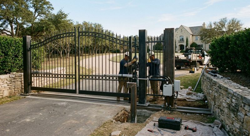 Gate System Installation in Plano, TX